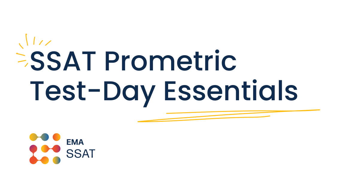 SSAT Prometric TestDay Essentials Official SSAT